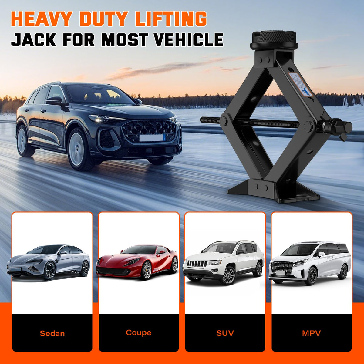 3 Ton Scissor Jack with Lug Wrench Z570795