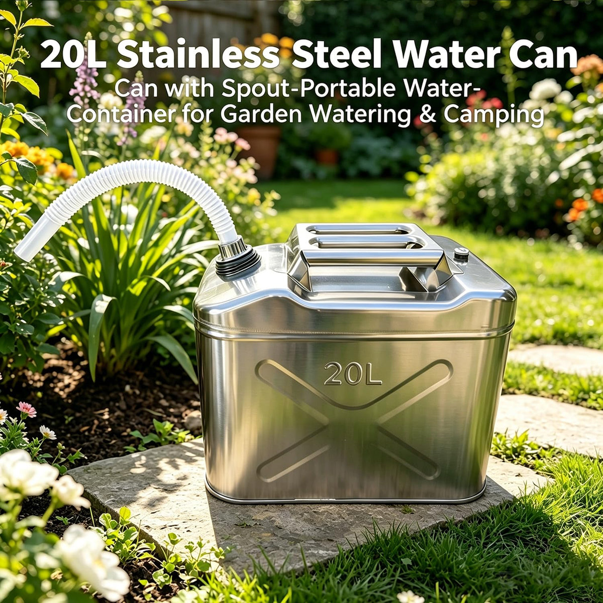 5 Gallon 304 Stainless Steel Water Container I670589