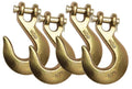 4 Pack 3/8" Grade 70 Clevis Slip Hook S8943