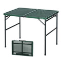 3ft Folding Aluminum Camping Table with Adjustable Legs Y451823