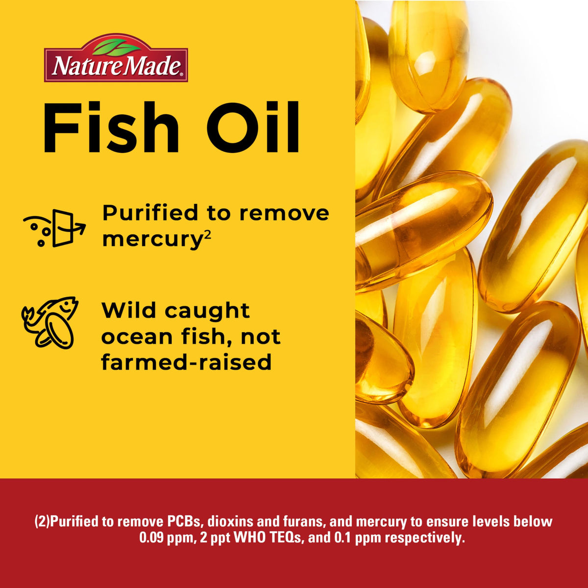Omega 3 Fish Oil Supplement 1400mg 45 Softgel H80491