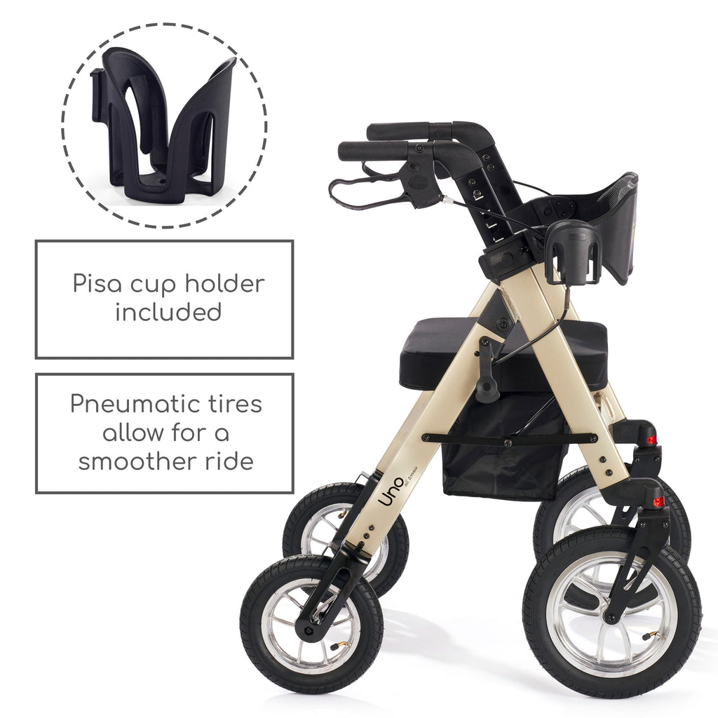 All Terrain Rolling Walker with Pneumatic Tires R3786