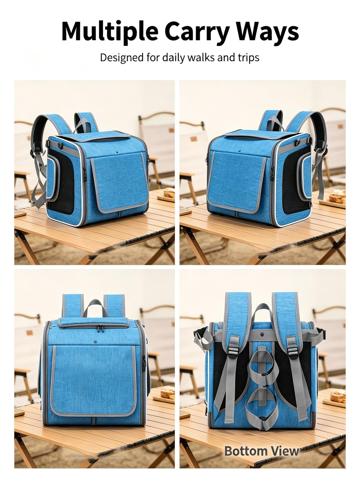 Expandable Pet Carrier Backpack J912