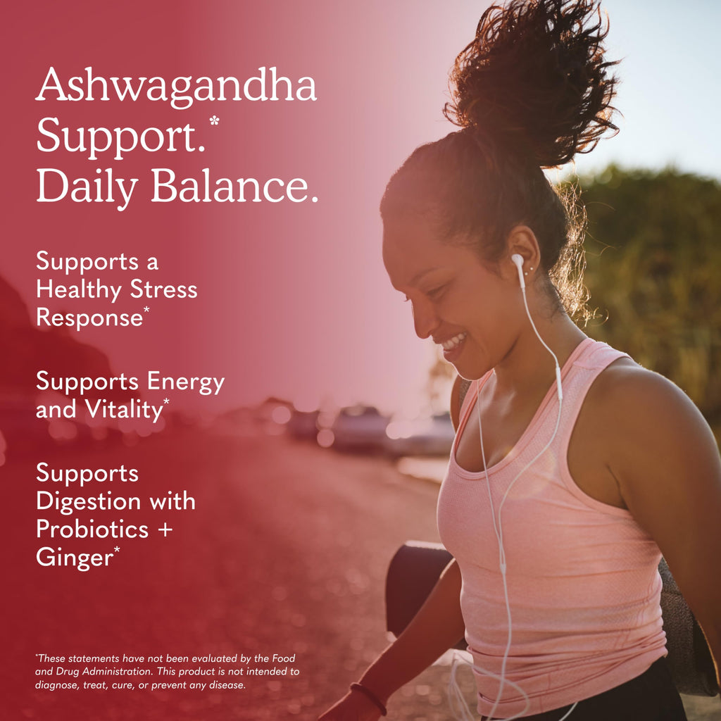 Organic Ashwagandha with Probiotics & Ginger C3842