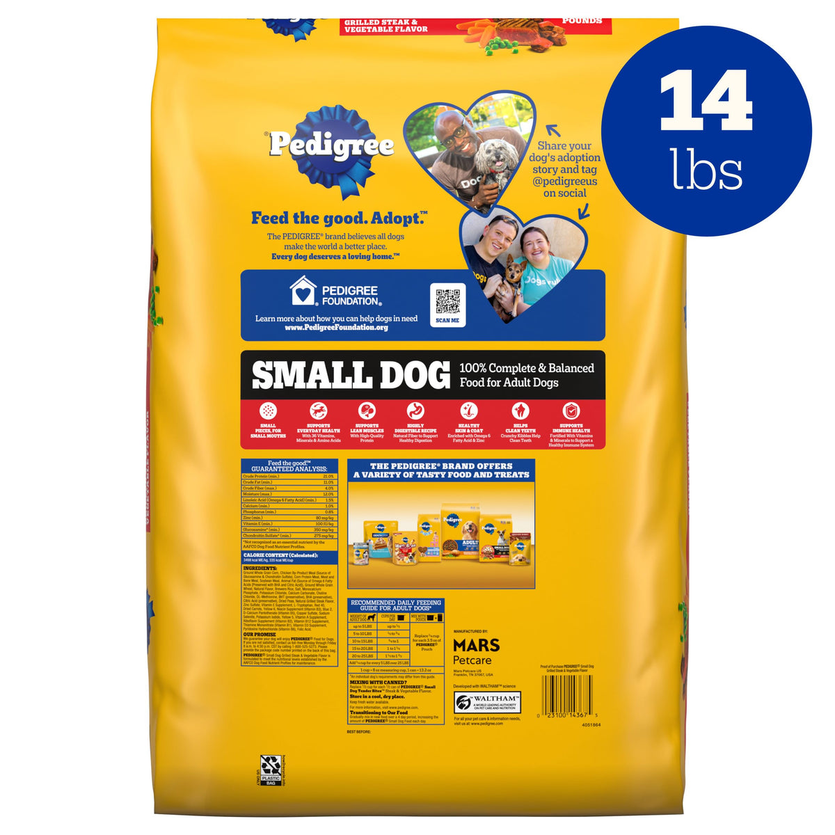 Dry Dog Food 14 lb O4911