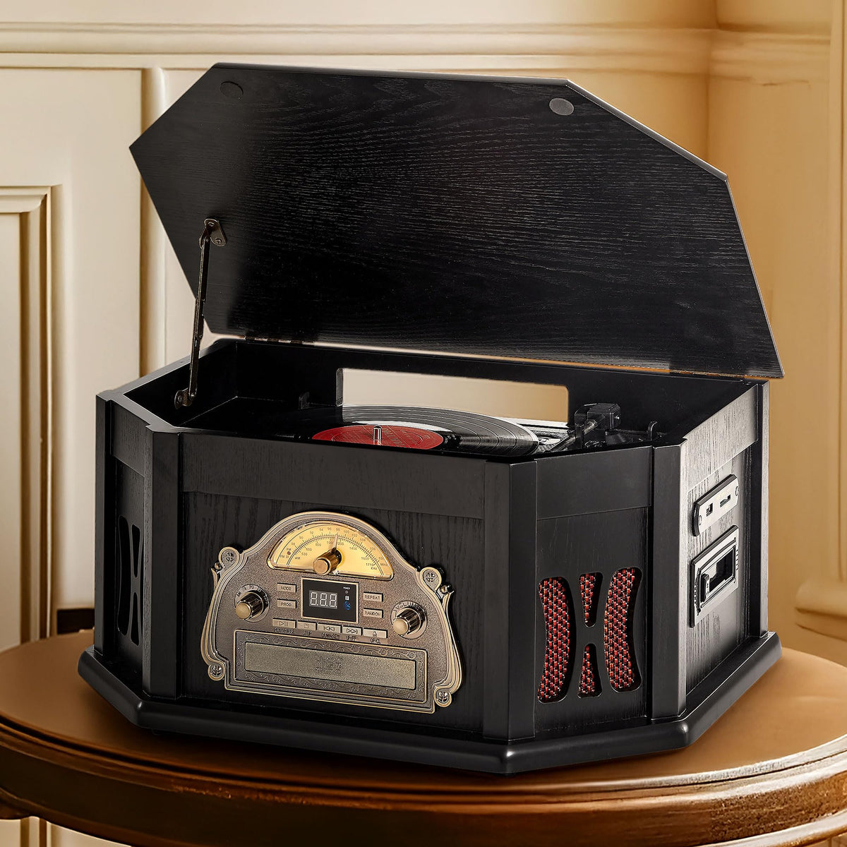 10-in-1 Record Player with Bluetooth J19208