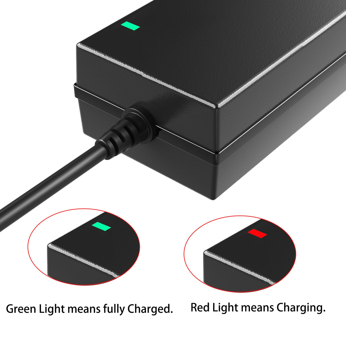 42V 2A Power Adapter 3-Prong Inline Connector Lithium Battery Charger N7168