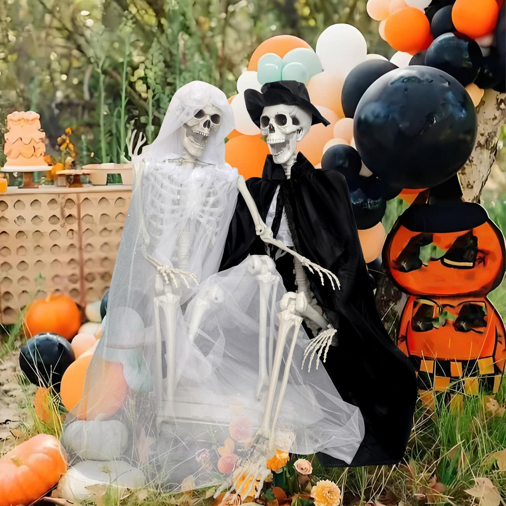 5.4Ft Life Size Skeletons with Stand E681403