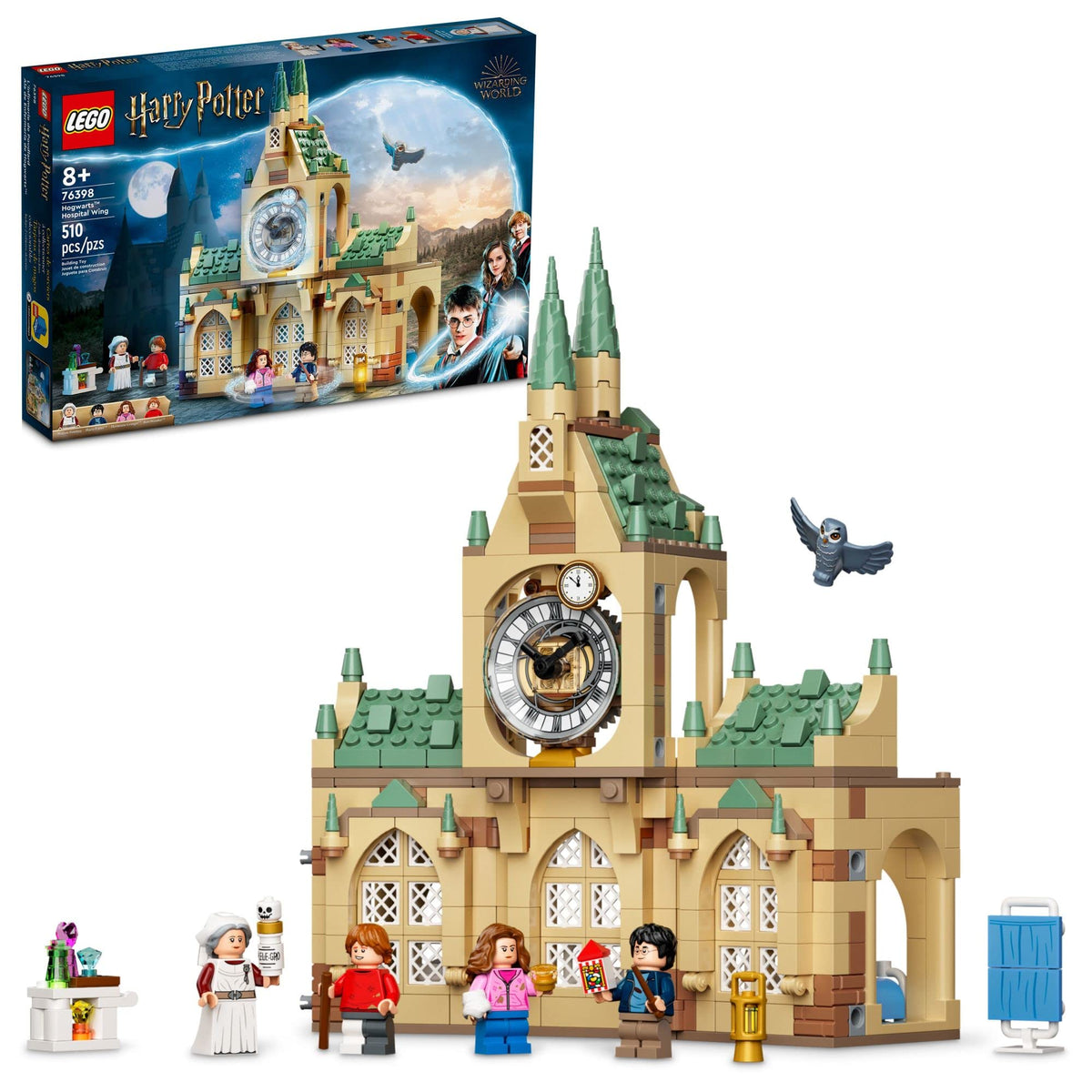 Building Toy Castle Kit with Clock Tower T389758