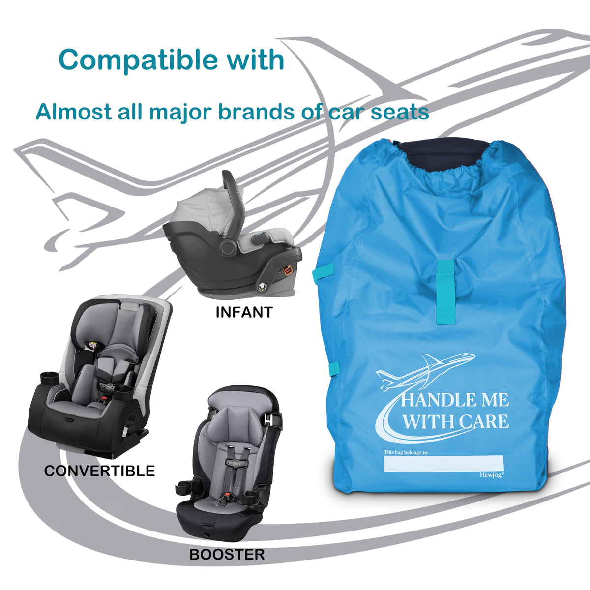 Blue Car Seat Travel Bag U265