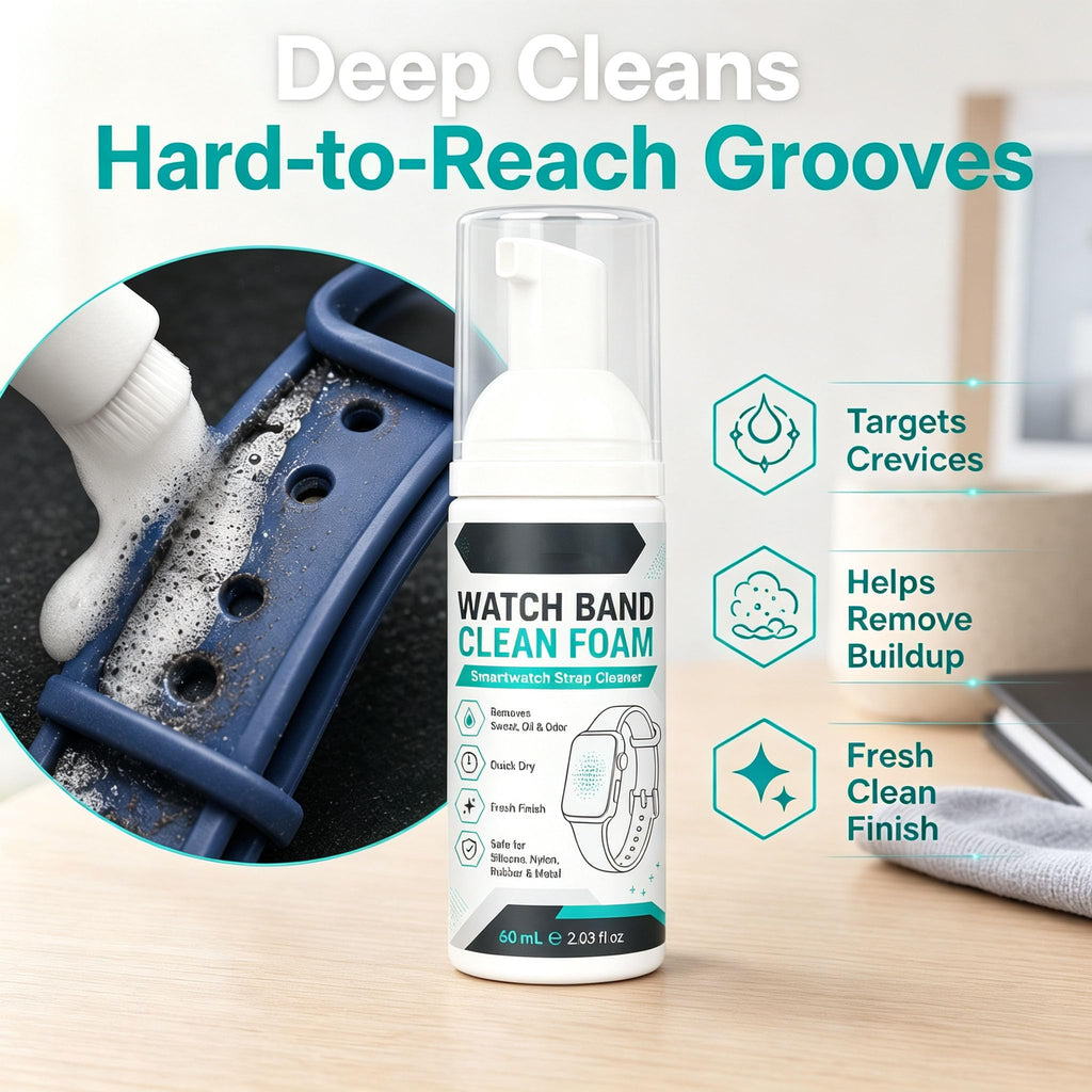 Foam Cleaner Spray for Watch Strap 60ml with Towel V437561