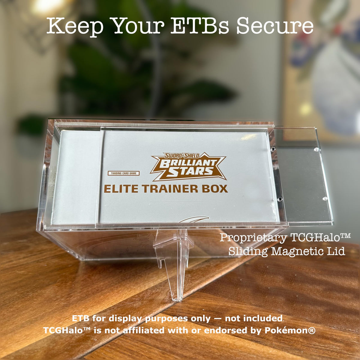 3 Pack Clear Acrylic ETB Display Case C196