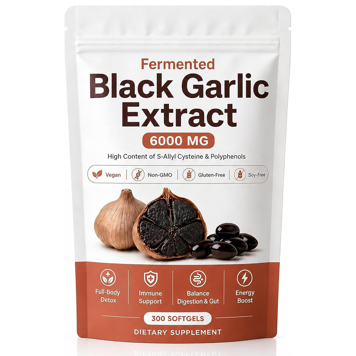 Fermented Black Garlic Extract Softgel 300 Capsules S9624