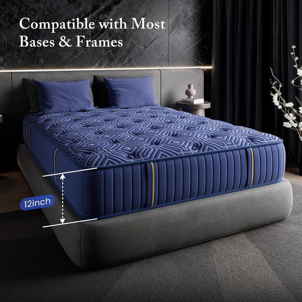 Queen 14 Inch Hybrid Gel Memory Foam Mattress in a Box W73510