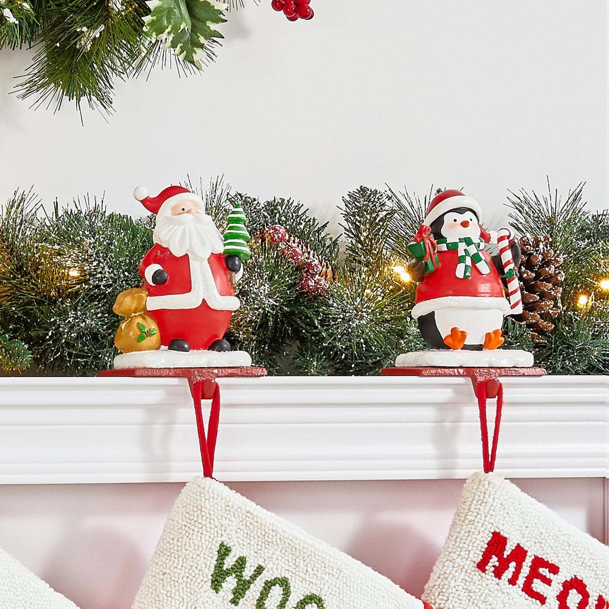 Set of 3 Christmas Stocking Holders K78046