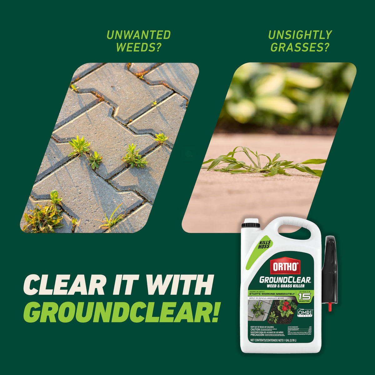 Weed & Grass Killer with Comfort Wand, 1 gal. H67826
