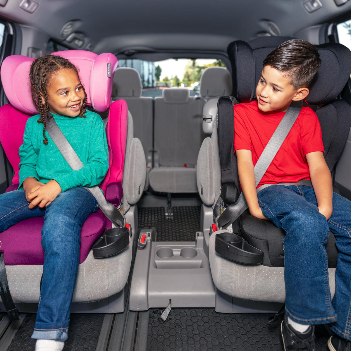 2-in-1 Belt Positioning Booster Seat, Pink C337
