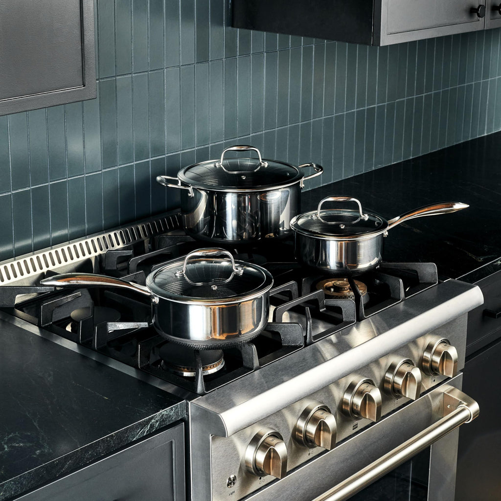 19-Piece Nonstick Cookware Set with Lids A639