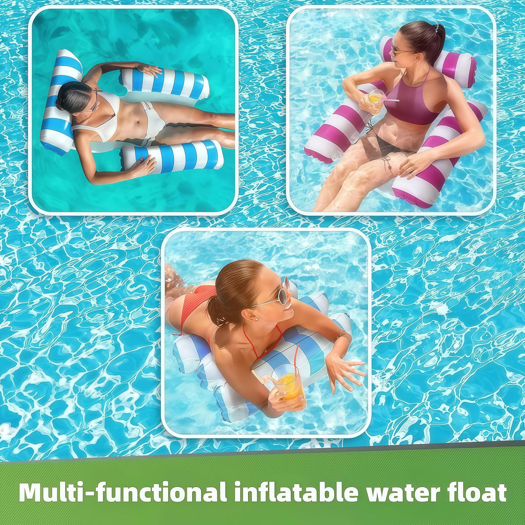 3 Pack Inflatable Pool Float Chair Q607